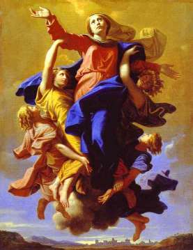 Nicolas Poussin. The Assumption of the Virgin.  1650s. Oil on canvas. Louvre, Paris, France.