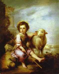 The Good Shepherd. c. 1660 / Bartolome Esteban Murillo