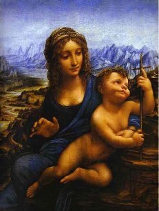 Madonna of the Yarnwinder. 1501 / Leonardo da Vinci