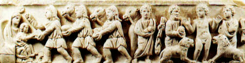 Sarcophagus with the Adoration of the Magi / Vatican Museum; Museo Pio Cristiano