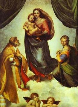 Sistine Madonna. c.1513-1514 / RAPHAEL