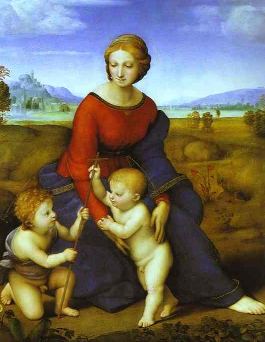 Madonna of the Meadow. 1505 or 1506 / Raphael