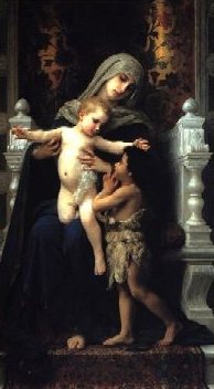 Madonna and Child with St. John the Baptist, 1882 / William-Adolphe Bouguereau